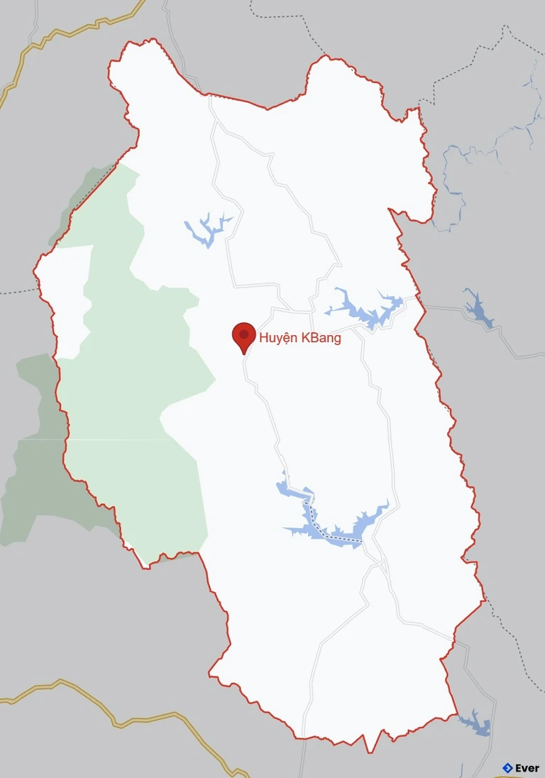 Bản đồ giao thông Huyện Kbang