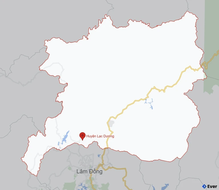 Bản đồ giao thông Huyện Lạc Dương