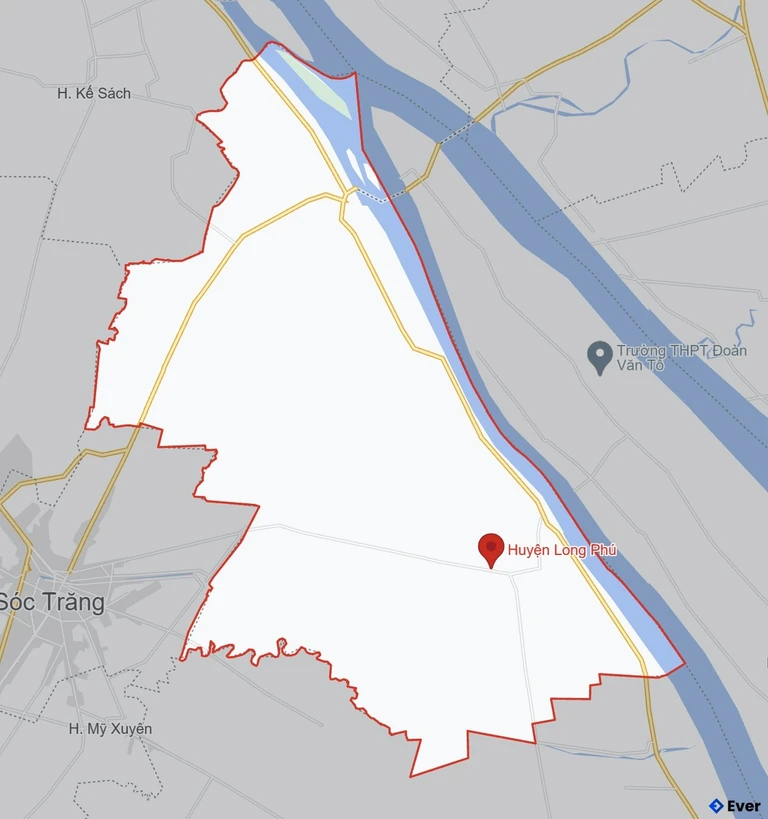 Bản đồ giao thông Huyện Long Phú