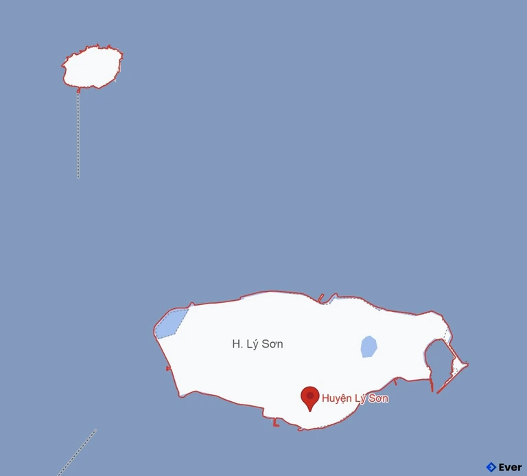 Bản đồ giao thông Huyện Lý Sơn