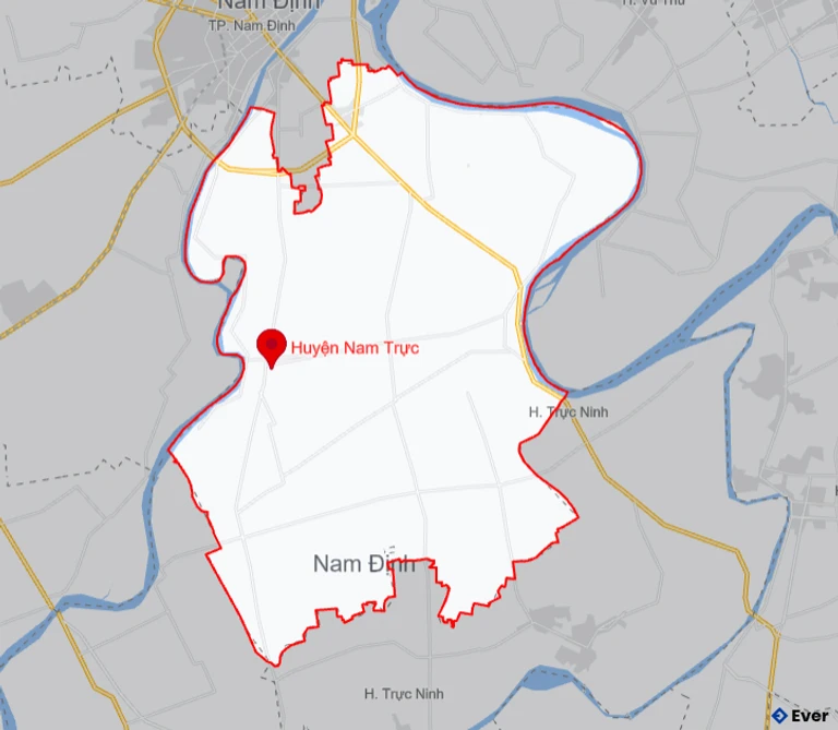 Bản đồ giao thông Huyện Nam Trực