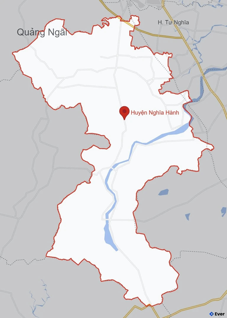 Bản đồ giao thông Huyện Nghĩa Hành