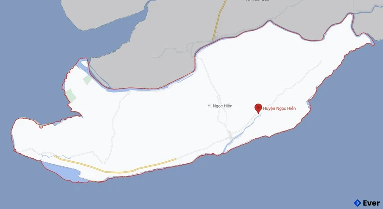 Bản đồ giao thông Huyện Ngọc Hiển