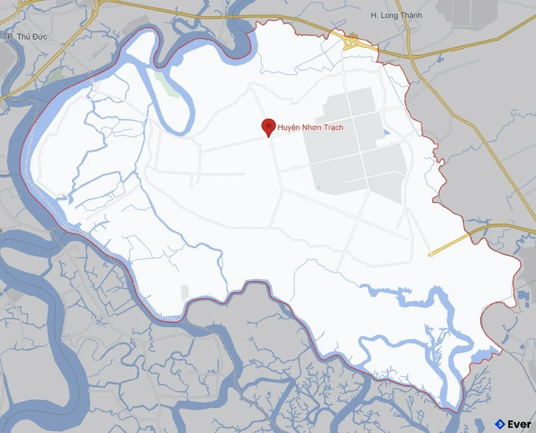 Bản đồ giao thông Huyện Nhơn Trạch