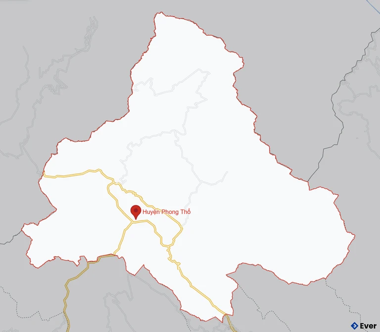 Bản đồ giao thông Huyện Phong Thổ