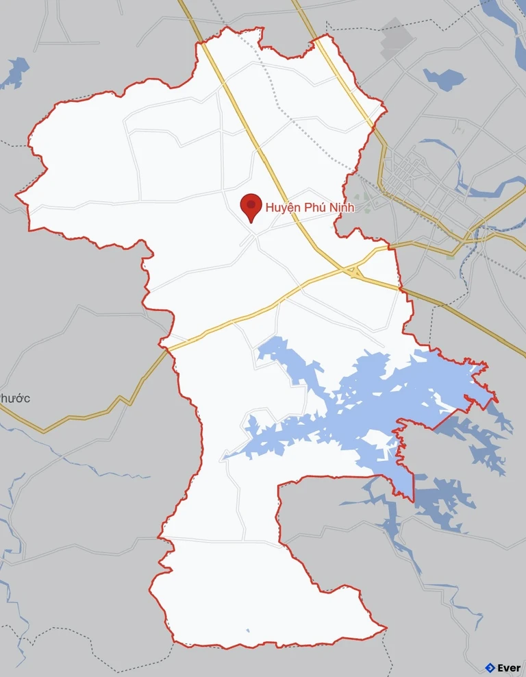 Bản đồ giao thông Huyện Phú Ninh