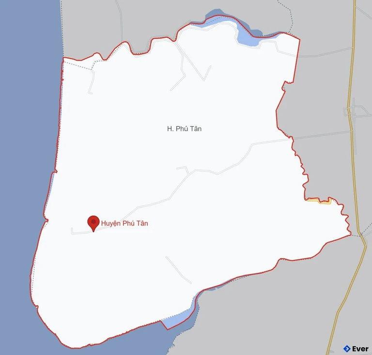 Bản đồ giao thông Huyện Phú Tân