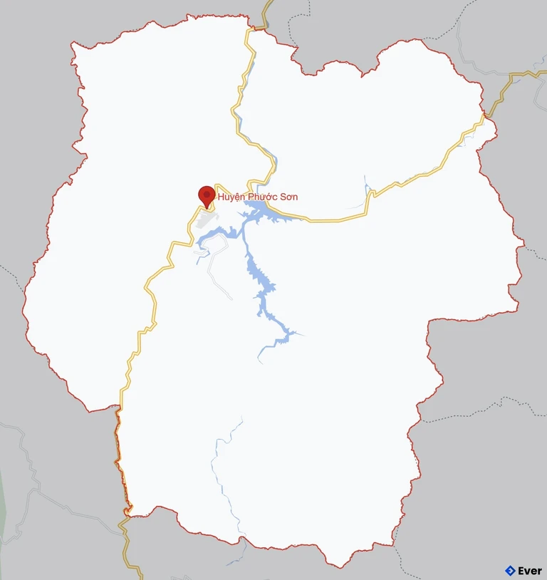 Bản đồ giao thông Huyện Phước Sơn