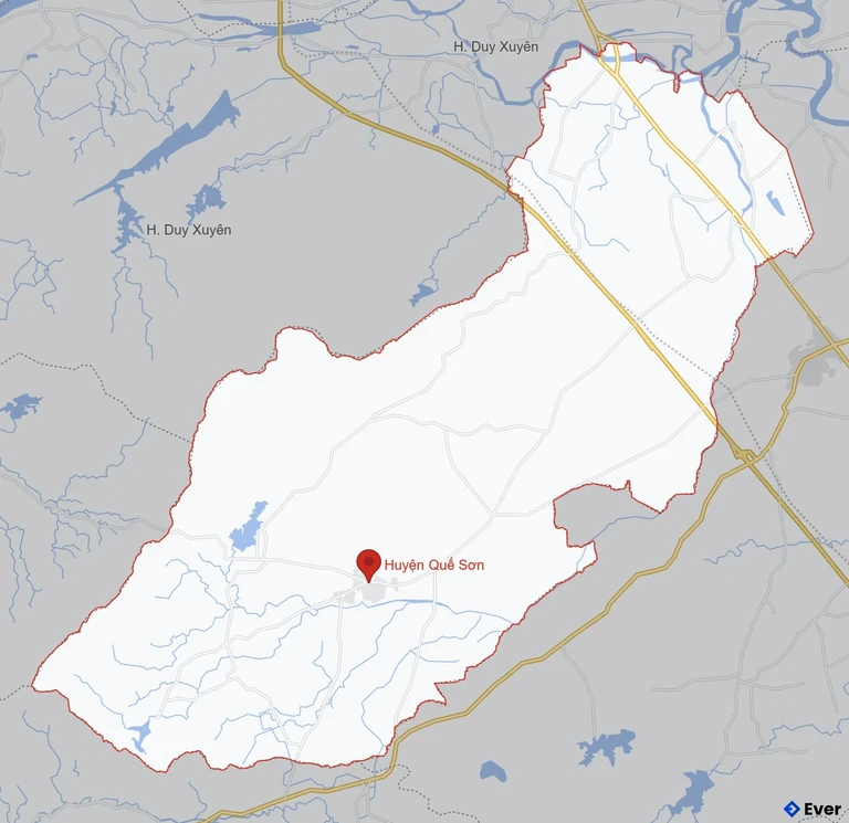 Bản đồ giao thông Huyện Quế Sơn