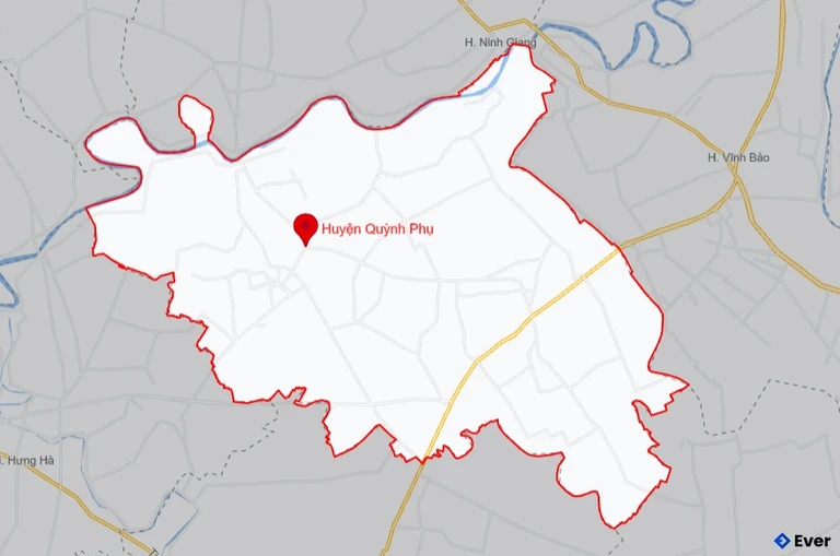 Bản đồ giao thông Huyện Quỳnh Phụ
