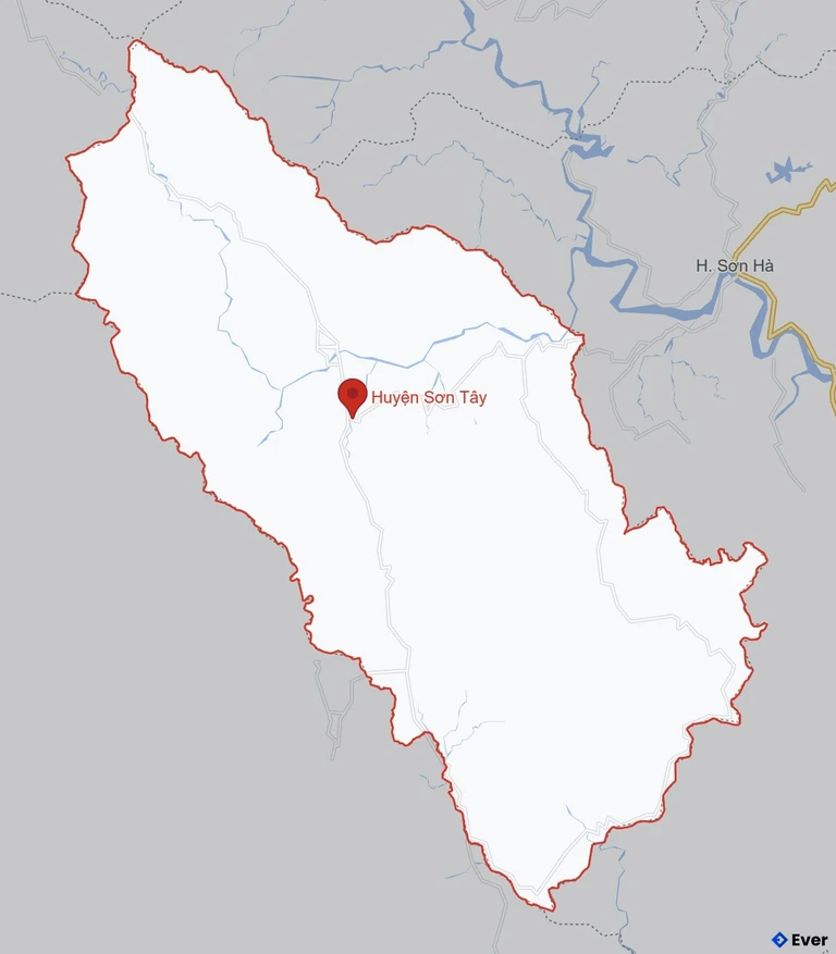 Bản đồ giao thông Huyện Sơn Tây