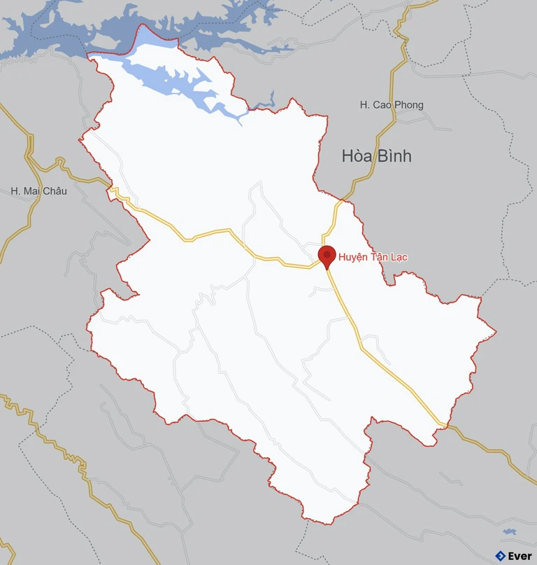 Bản đồ giao thông Huyện Tân Lạc