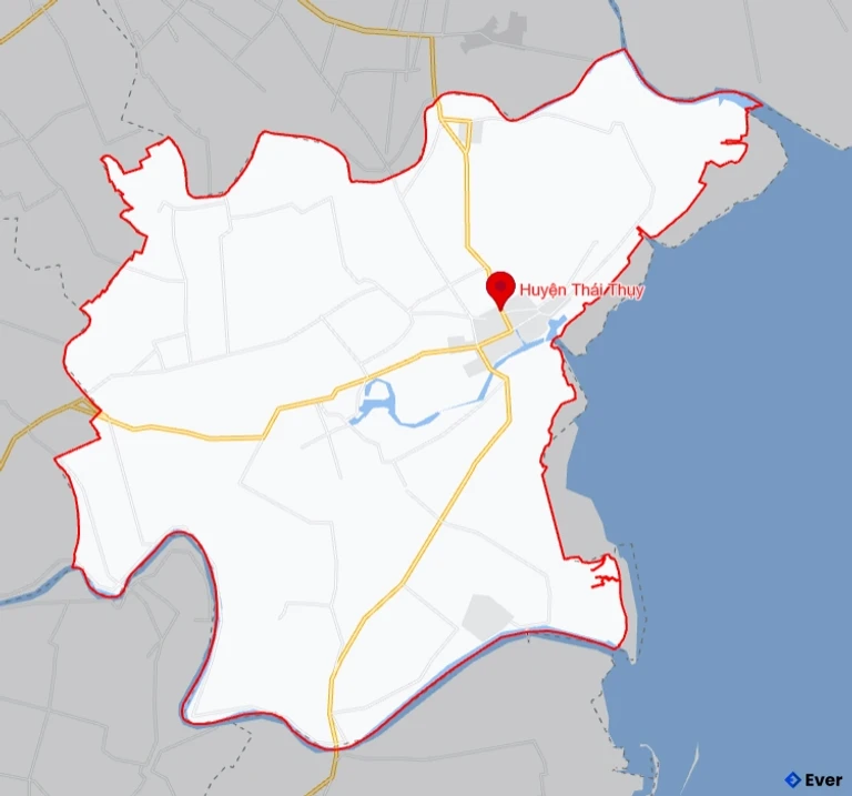 Bản đồ giao thông Huyện Thái Thụy