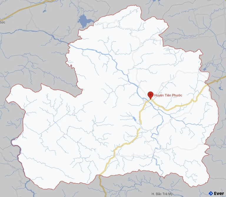 Bản đồ giao thông Huyện Tiên Phước