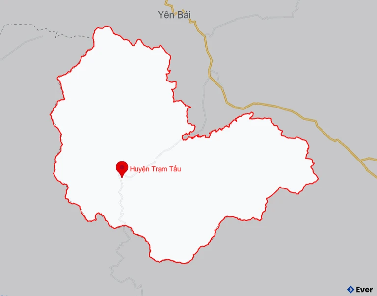 Bản đồ giao thông Huyện Trạm Tấu