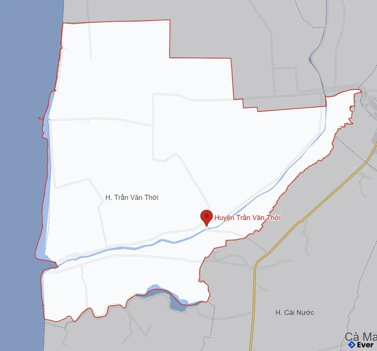 Bản đồ giao thông Huyện Trần Văn Thời