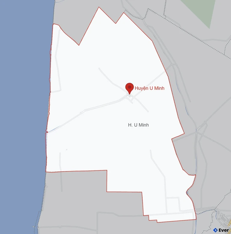 Bản đồ giao thông Huyện U Minh