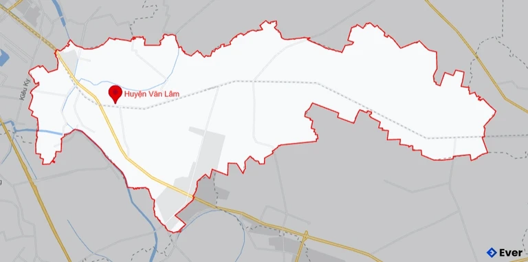 Bản đồ giao thông Huyện Văn Lâm