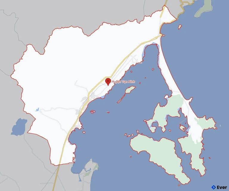 Bản đồ giao thông Huyện Vạn Ninh