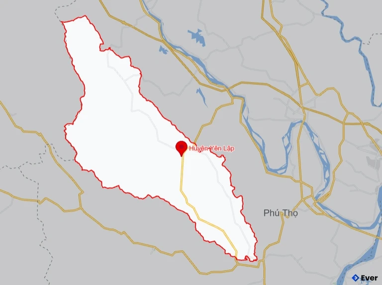 Bản đồ giao thông Huyện Yên Lập