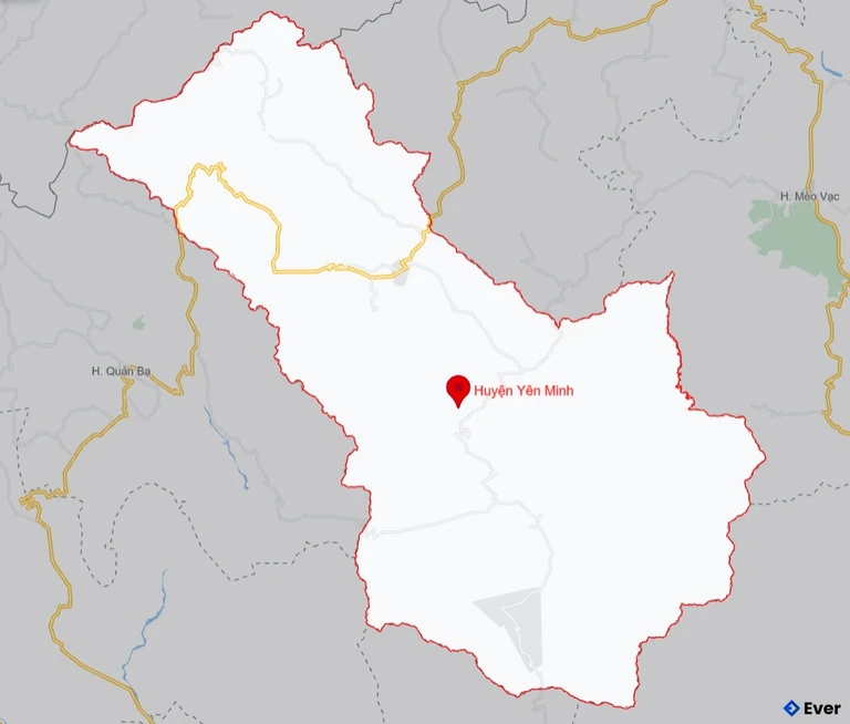 Bản đồ giao thông Huyện Yên Minh