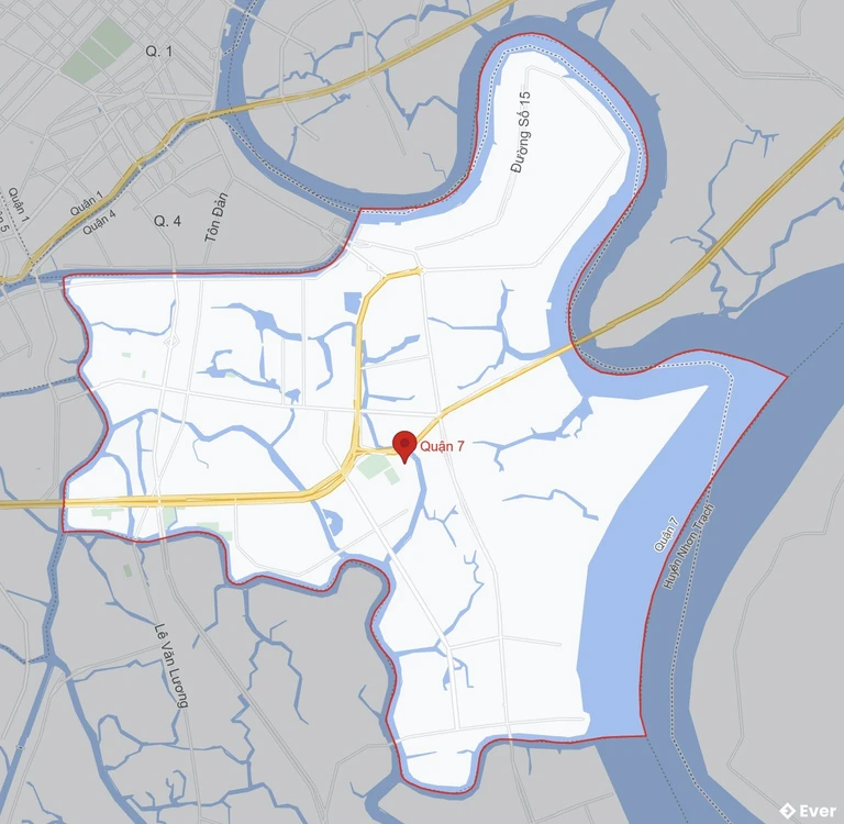 Bản đồ giao thông Quận 7