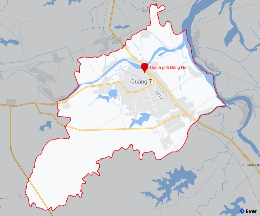Bản đồ giao thông Thành phố Đông Hà