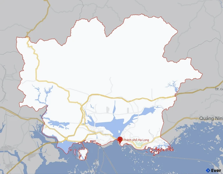 Bản đồ giao thông Thành phố Hạ Long