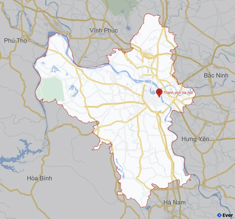 Bản đồ giao thông Thành phố Hà Nội