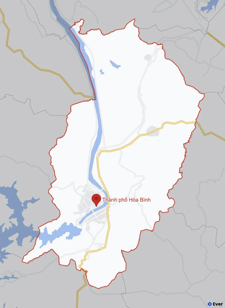 Bản đồ giao thông Thành phố Hòa Bình