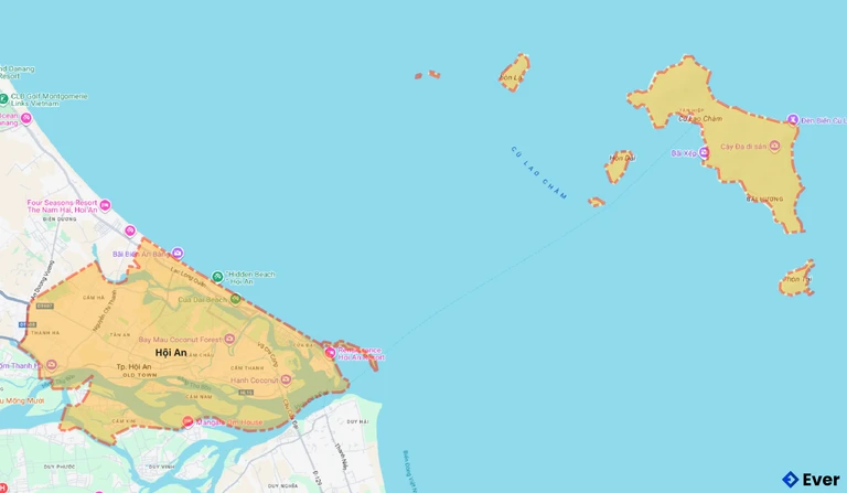 Bản đồ giao thông thành phố Hội An