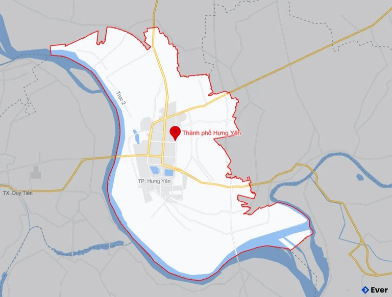 Bản đồ giao thông Thành phố Hưng Yên