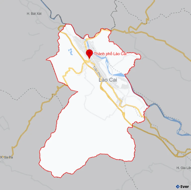 Bản đồ giao thông Thành phố Lào Cai