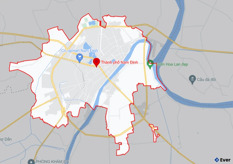 Bản đồ giao thông thành phố Nam Định