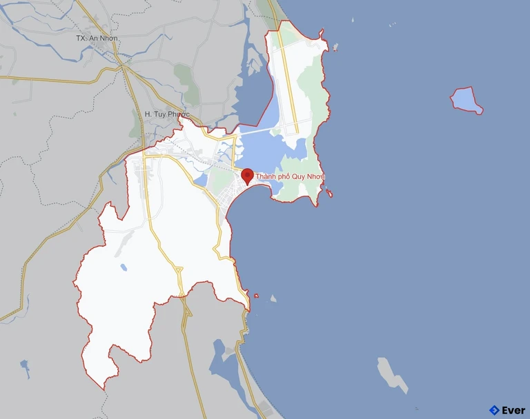 Bản đồ giao thông Thành phố Quy Nhơn
