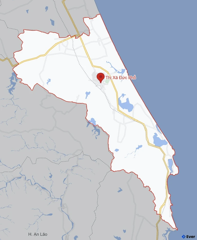 Bản đồ giao thông Thị xã Đức Phổ