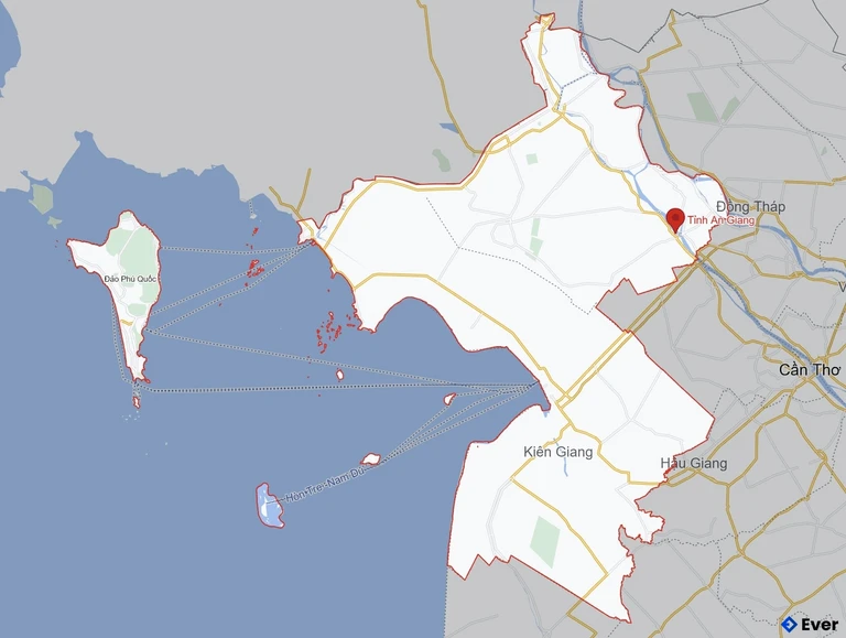 Bản đồ giao thông Tỉnh An Giang