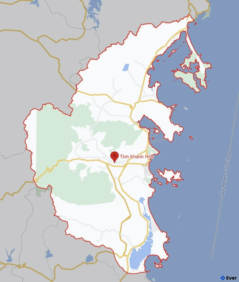 Bản đồ giao thông Tỉnh Khánh Hòa