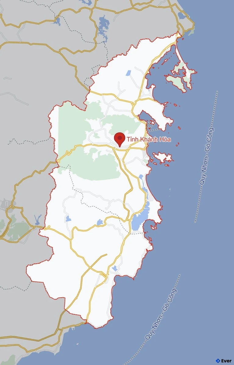 Bản đồ giao thông tỉnh Khánh Hòa