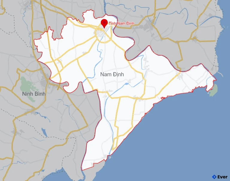 Bản đồ giao thông Tỉnh Nam Định