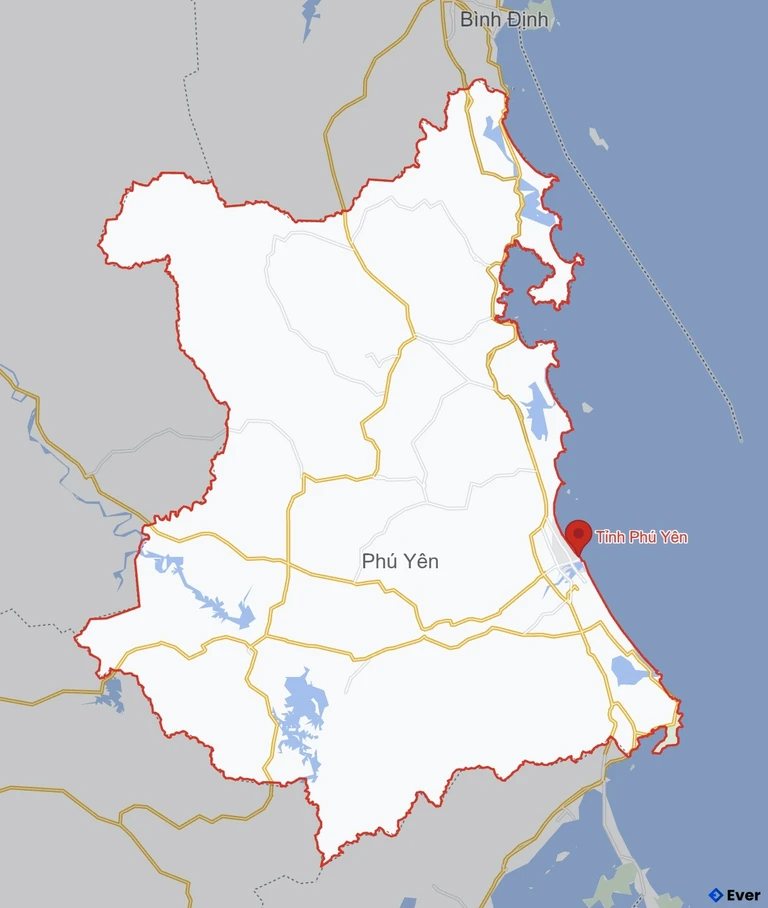 Bản đồ giao thông Tỉnh Phú Yên