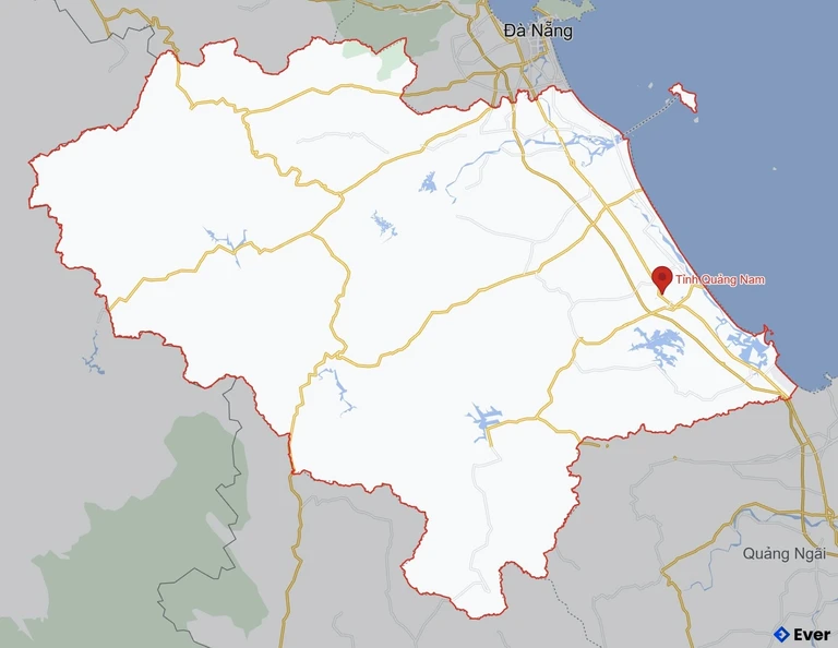 Bản đồ giao thông Tỉnh Quảng Nam