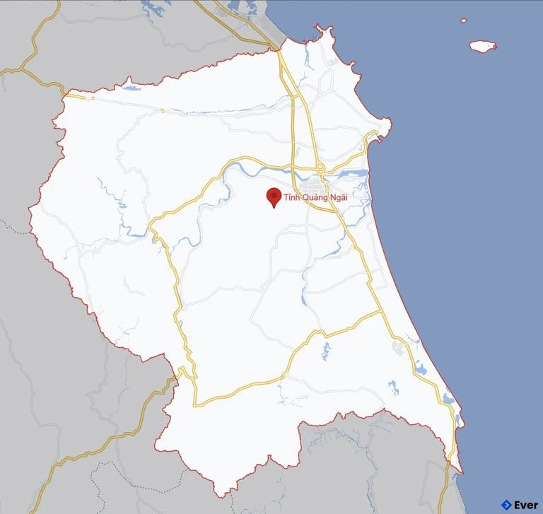 Bản đồ giao thông Tỉnh Quảng Ngãi