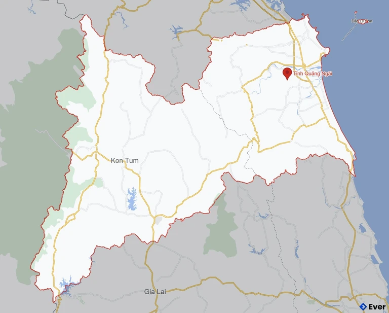 Bản đồ giao thông Tỉnh Quảng Ngãi