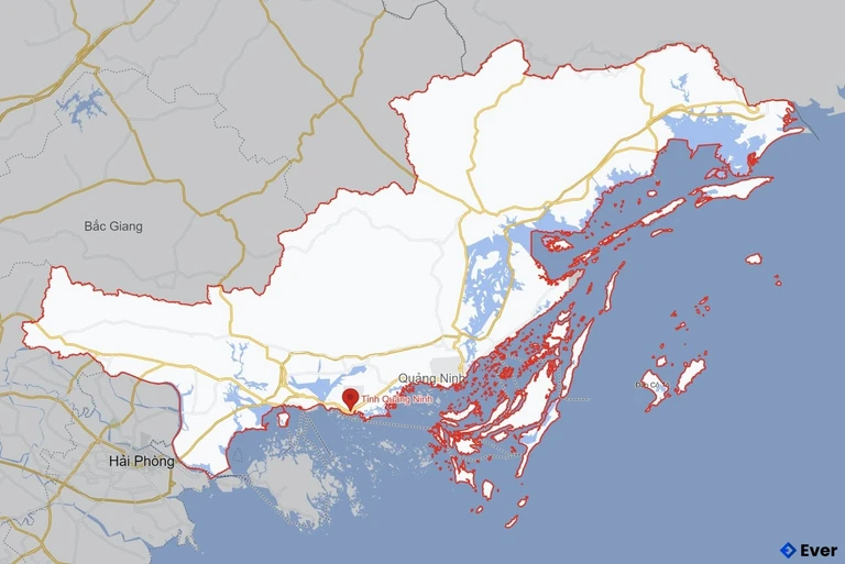 Bản đồ giao thông Tỉnh Quảng Ninh