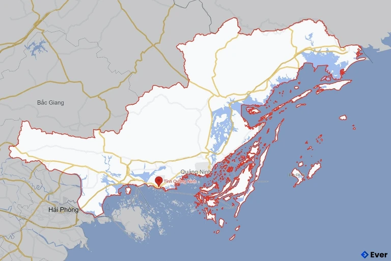 Bản đồ giao thông Tỉnh Quảng Ninh