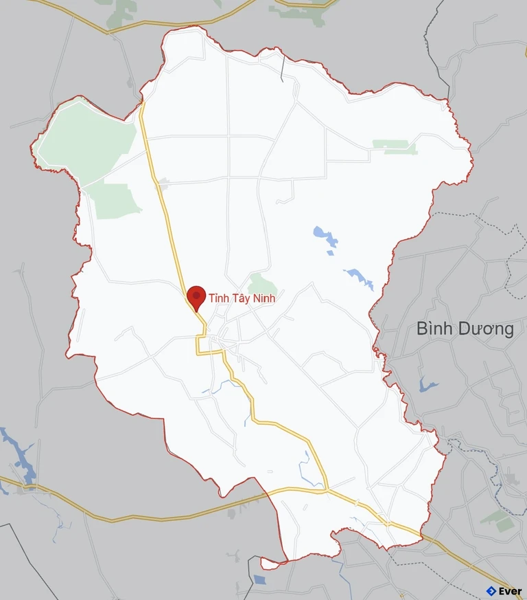 Bản đồ giao thông Tỉnh Tây Ninh