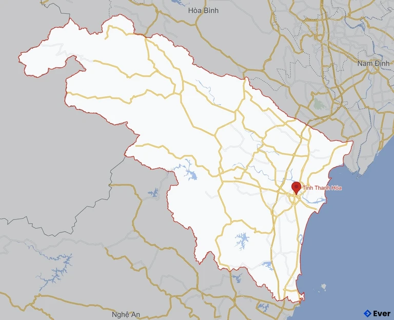 Bản đồ giao thông Tỉnh Thanh Hóa