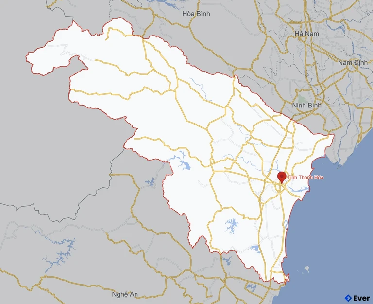 Bản đồ giao thông Tỉnh Thanh Hóa