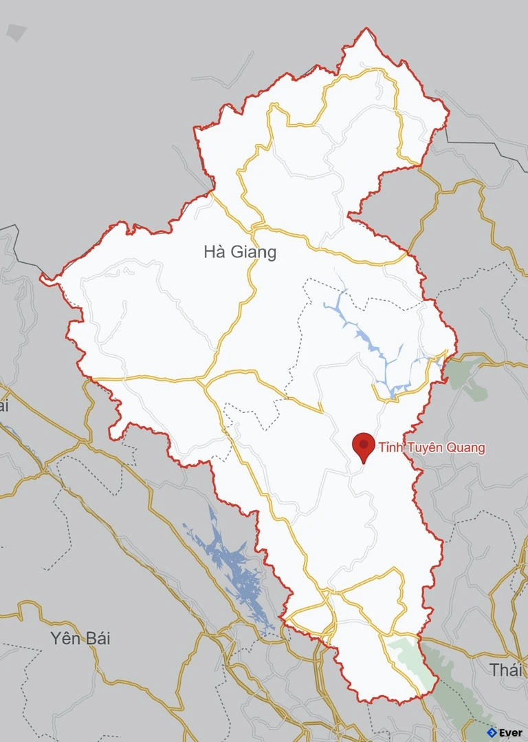 Bản đồ giao thông tỉnh Tuyên Quang
